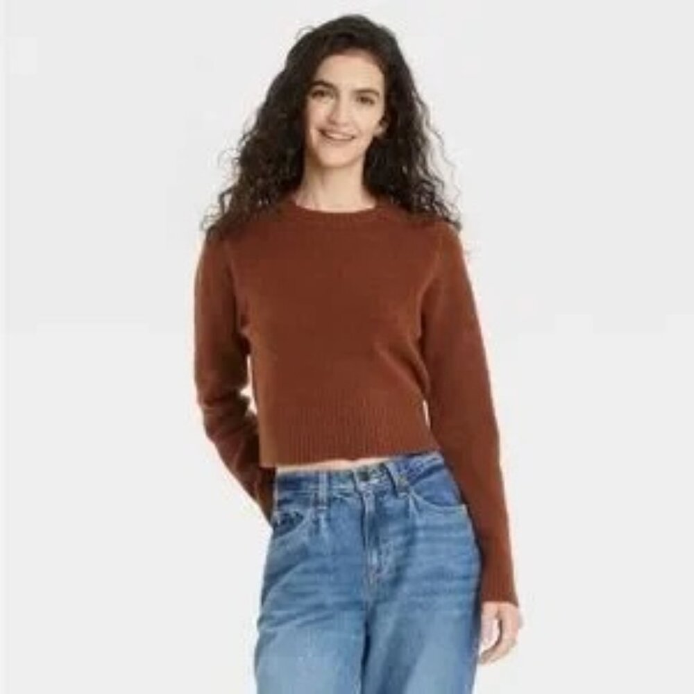 Universal Thread Crewneck Cashmere-Like Pullover Sweater
